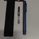 Hongdian 1851 Sky Blue Forest Fountain Pen Medium Nib, Classic Design with Converter and Metal Pen Case