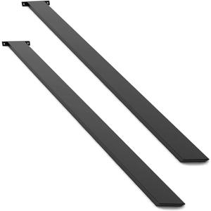 Hidden Island Countertop Support Bracket 2 Pack Black 42 Inch Heavy Duty Granite Countertop Bracket Iron Island Support Brackets for Granite Quartz Wood