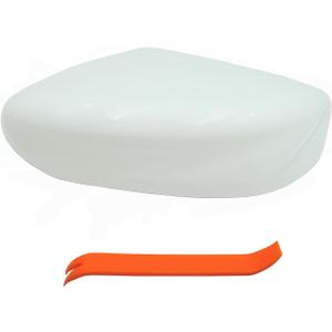 Left Driver Side Mirror Cover Cap Compatible with Nissan Altima 2013-2018 White