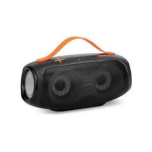SPLASH Water Resistant Audio speaker by iLive IPX4 Resistsance Color Changing Lights, Orange 