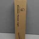 Dimmable Cordless Picture Light for Wall 16n, 5000mAh Rechargeable Battery Wall Sconce Art Light, CRI 95+ 350LM Wall Light for Gallery Artwork, Paintings, Photo, Portraits - Black