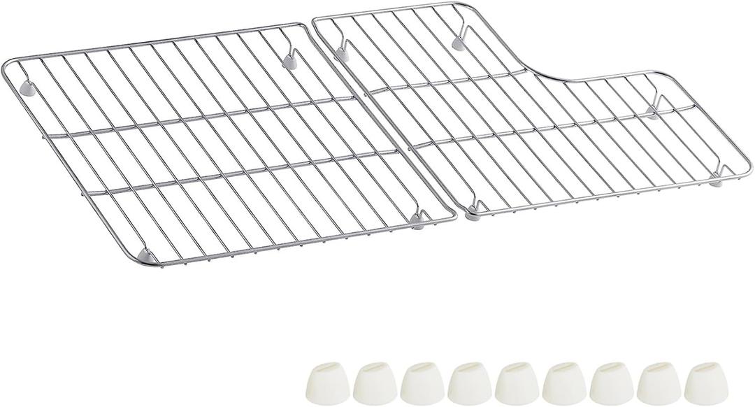 K-6639-ST Sink Rack Replacement for Kohler Whitehaven Bottom Basin Rack 6639-ST, K-6488 and K-6489 Stainless Steel Sink Protector Accessories