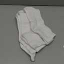 Diamond Star Diabetic Ankle Socks for Men and Women, Non Binding Cushioned Cotton Socks for Sensitive Feet Care (9-11, 3 Pack White)