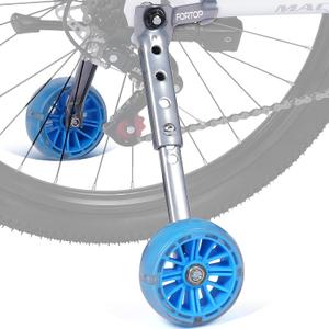 Bike Training Wheels, Pair of Heavy Duty Rear with Stabilizers Mounted Kit for 16 18 20 22 inch Kids Boy Girls Variable Bike (Blue, 16-22 Inch)