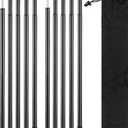 2 Sets Regulable Tent Poles, Camping Tent Tarps Poles with Storage Bag, Heavy Duty Poles Gear for Backpacking, Hiking Awning