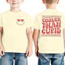 Boys Valentines Day T-Shirt Kids Mr. Steal Your Heart Tshirt Toddler Funny Short Sleeve Crewneck Tee Tops size 90