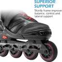 METROLLER Women Inline Skates Men Skates for Adult Female Male Adjustable Inline Skates for Teens Boys, XL