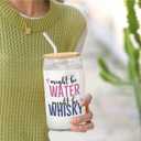 2 x Whisky glasses cup Gifts for Cocktail Lovers, Funny Might Be Whisky Tumbler Gifts For Women 14oz,Tequila Lime Drinking Jar for Cocktail Lovers