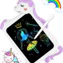 CHEERFUN LCD Writing Tablet for Kids Toys 10'' Toddler Unicorns Toys Gifts for Girls Age 3-8 Erasable Doodle Board Mess Free Drawing Pad Birthday Gift Ideas Christmas Stockings Easter Basket Stuffers