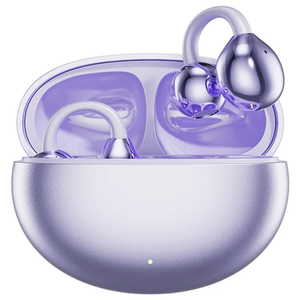 M91 Ear Clip Earbuds Wireless Bluetooth-compatible Headphones Noise Reduction Earphones - Purple