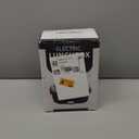 Vabaso Electric Lunch Box for Adults, 80W Heated Lunch Box with Dual 1.5L Stainless Steel Containers, Portable Food Warmer for Men Work Car Truck, 12V/24V/110V/220V - Eternal Gray