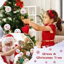 Zubebe 72 Pieces Snowball Fun Set Snowmen Balls Fake Cute Fight Smile Face Snowball with a Bag for Indoor Winter Adults Snowmen Ball Fight Christmas Party Decor, 6 Style(2 Inch,Cute)