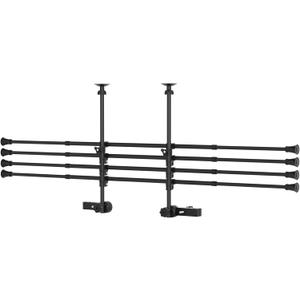 Topteng Adjustable Metal Pet Barrier for SUV, Car & Trucks Dog Car Guard gate Travel Barrier Big Dogs, Heavy-Duty Secure, Easy to Install & Store Universal Vehicles
