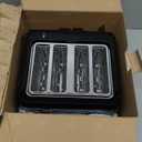 Cuisinart 4-Slice Compact Plastic Toaster, Black, CPT-142BKP1