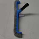 20" 2 in 1 Pool Brush Vacuum Head with Swivel Hose Connection & Sturdy Nylon Bristles for Heavy Duty Inground & Above- Ground Pool Cleaning - Connecting 1-1/4" or 1-1/2" Hose (No Pole)