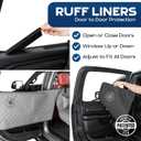 Ruff Liners Standard Back Seat Extender for Dogs, Gray As Seen on Shark Tank Hard Bottom Platform for Cars, SUVs & Mid-Size Trucks 400lb Support, Waterproof Rigid Back Seat Cover for Dogs