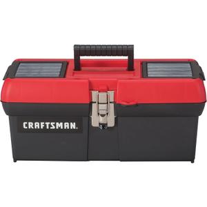 CRAFTSMAN Tool Box, Lockable, 16 in., Red/Black (CMST16901)