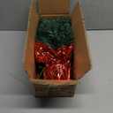 2ft Pre-lit Artificial Mini Christmas Tree,Small Xmas Pine Tree with 50 Lights, Tabletop Christmas Tree Battery Operated Green Xmas Tree for Tabletop