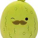 Squishmallows Original 12-Inch Charles Pickle with Mustache - Medium-Sized Ultrasoft Official Jazwares Plush