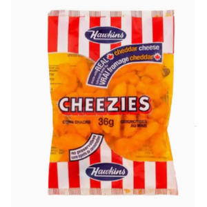 Hawkins Cheezies Box of 36 x 36g Bags 06/09/23