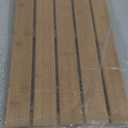 GOBAM Bamboo Bath Mat, Medium, 22.8 x 13 x 1.3 inches - Non-Slip Floor Mat for Bathroom, Spa, Sauna, Kitchen, Indoor & Outdoor Spaces, Shower Mat for Bathroom Decor - Natural