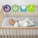 Dream On Me Little Lullaby 2-in-1 Crib Mattress, Dual-Sided for Infants & Toddlers, Waterproof Cover, GREENGUARD Gold Certified, Fits Full Size Crib & Toddler Bed, 52 x 28 x 5