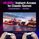 2025 Upgraded Retro Gaming Console, 4K HDMI Video Game Consoles with 40,000+ Games & 23 Emulators, Plug and Play Video Gaming Stick (128G)