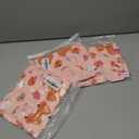 3 Packs Halloween Baby Girl Outfit Infant Fall Clothes Long Sleeve Bubble Romper Pumpkin Bodysuit Jumpsuit with Headband (0-3 Months)