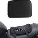 JAGASOL Motorcycle Gel Seat Cushion - Ultimate Comfort for Bike Riding and Long Trips - Fits Most Motorcycles & ATVs, Small Size