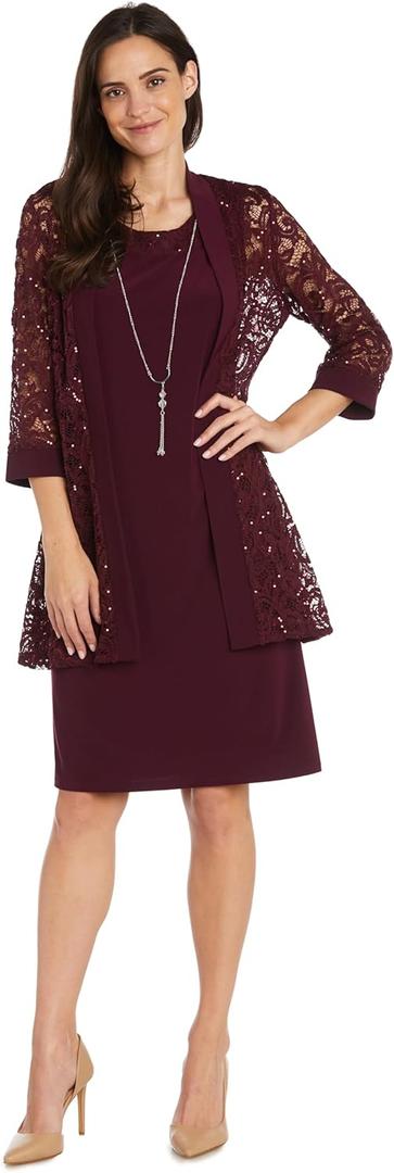 R&M Richards Women's Illume Elegance Ensemble, Size: 16 Plus