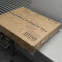 IDEALHOUSE FoldingTable, Drop Leaf Dining Table with 6 Wheels and 2-Layer Storage Shelf, Space Saving Table for Small Spaces (Natural Wood, 47.2" D x 23.6" W x 29.5" H)