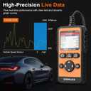 Y2 2.8'' Color Graphing Screen OBD2 Scanner Diagnostic Tool,Enhanced PRO Check and Reset Engine Fault Code,DTC Lookup,O2 Sensor Test,Live Data,Freeze Frame,OBDII Code Reader Tool for All Cars