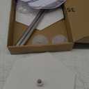 SINBEE Balloon Arch Stand, Balloon Arch Kit of 2, 7 Feet Height Adjustable Metal Balloon Column Stand for Party Decorations Wedding Birthday, Graduation Party Decoration, Baby Shower, Silver