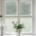 VELIMAX Reeded Glass Privacy Film, Frosted Window Vinyl, 3D Decorative Window Decals Non Adhesive for Bathroom, Living Room 23.6"x13.1 Feet
Amazon's Choice 2 Pcs