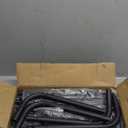 Laiensia Double Rods Garment Rack with Wheels, Clothing Rack for Hanging Clothes,4 Hooks, Multi-functional Bedroom Clothes Rack, Black