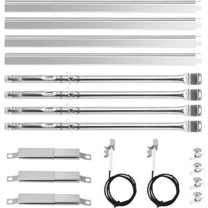 Grill Replacement Parts for Charbroil Performance 4 Burner 463365021 463350521 463354021 5 Burner 463448021 463450022 463455021 G327-2100-W1 Burner,G325-0002-W1 Heat Plates Grill Parts for Char-Broil