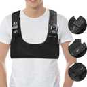 BOBLOV Body Camera Chest Mount, Dual Shoulder Vest, Harness - Durable Compact Velcro Wearing With Adjustable Size, Support Max 1.2m/3.9ft and Min 1.1m/3.6ft Chest Size