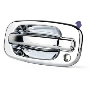 Ferding Exterior Outside Chrome Door Handle Rear Passenger Side Compatible with 1999-2007 Chevy Avalanche Silverado Suburban Tahoe, Cadillac Escalade, GMC Sierra Yukon 15745141 GM1520142 80552