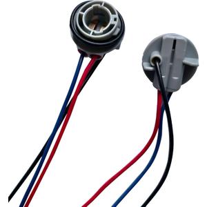 2PCS 1157 LED Bulb Sockets Plug, Plastic Waterproof Turn Signal Brake Light Socket, Tail Light Wiring Harness Plug Connector, Universal Car Accessories for Most Cars, Trucks, SUVs