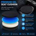 Swivel Seat Cushion for Easy Car Transfer, Gel Rotating Seat for Elderly