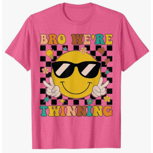 Groovy Bruh for Girls Kids Boys Smile Face TShirt XL
