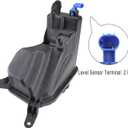 17137567462 Engine Coolant Reservoir Tank w/ Sensor & Cap Compatible with 2005-2016 BMW 118i 120i 128i 323i 325i 328i 328i xDrive 328xi 330i 335i 335i xDrive 335is X1 Z4 Replaces# 603-334