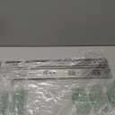 1 Pair Stainless Steel Full Extension Ball Bearing Drawer Slides 8 10 12 14 16 18 20 22 24 Inch 100 LB Load Capacity Side Mount Cabinet Rails Dresser Metal Runners Kitchen (18 inch,Stainless)