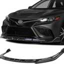 Archaic Front Bumper Lip Spoiler Compatible for 2021 2022 2023 Toyota Camry Sport [SE,XSE,Hybrid SE,Hybrid XSE,TRD,SE Nightshade], Splitter Under Chin Spoiler Body Kit Camry Accessories