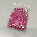 Handmade Shining Acrylic Rhinestones on lace Applique Sewing Beads Stones Trim Patches Accessories for Wedding Dress 4.3X 23.6inches (Rose red)