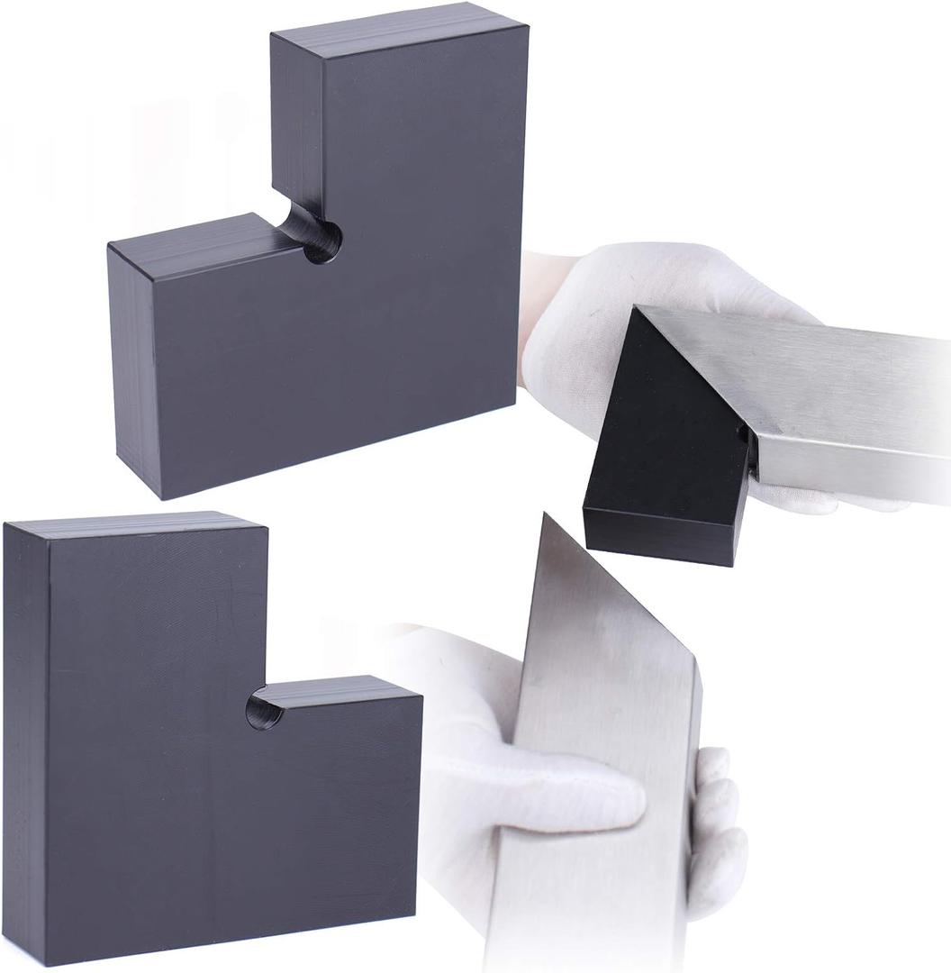 Muzata HT10 HL10 HT14 Flat Handrail Accessories - 2pack Corner Connector High Strength POM Handrail Fitting, HA02 BNP