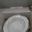 Laura Ashley Slow Cooker 3.7 Quart - Large Slow Cooker 3.7 QT for 4 to 5 People - Energy Efficient Slow Cookers with 3 Heat Settings - Dishwasher Safe Removeable Ceramic Crock & Tempered Glass Lid