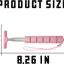 2 x Car Rearview Mirror Wiper, Retractable Auto Glass Squeegee, Water Cleaner with Telescopic Long Rod, Portable Cleaning Tool for All Vehicles, Universal Automotive Accessories (Pink)