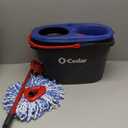 O-Cedar RinseClean Spin Mop & Bucket System + 1 Extra Mop Head | Clean with Clean Water | Removes 99% of Bacteria