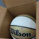 WILSON WNBA Commemorative Series Basketballs - Women's Official & Mini Sizes (Size 6 - 28.5", Gold/White)